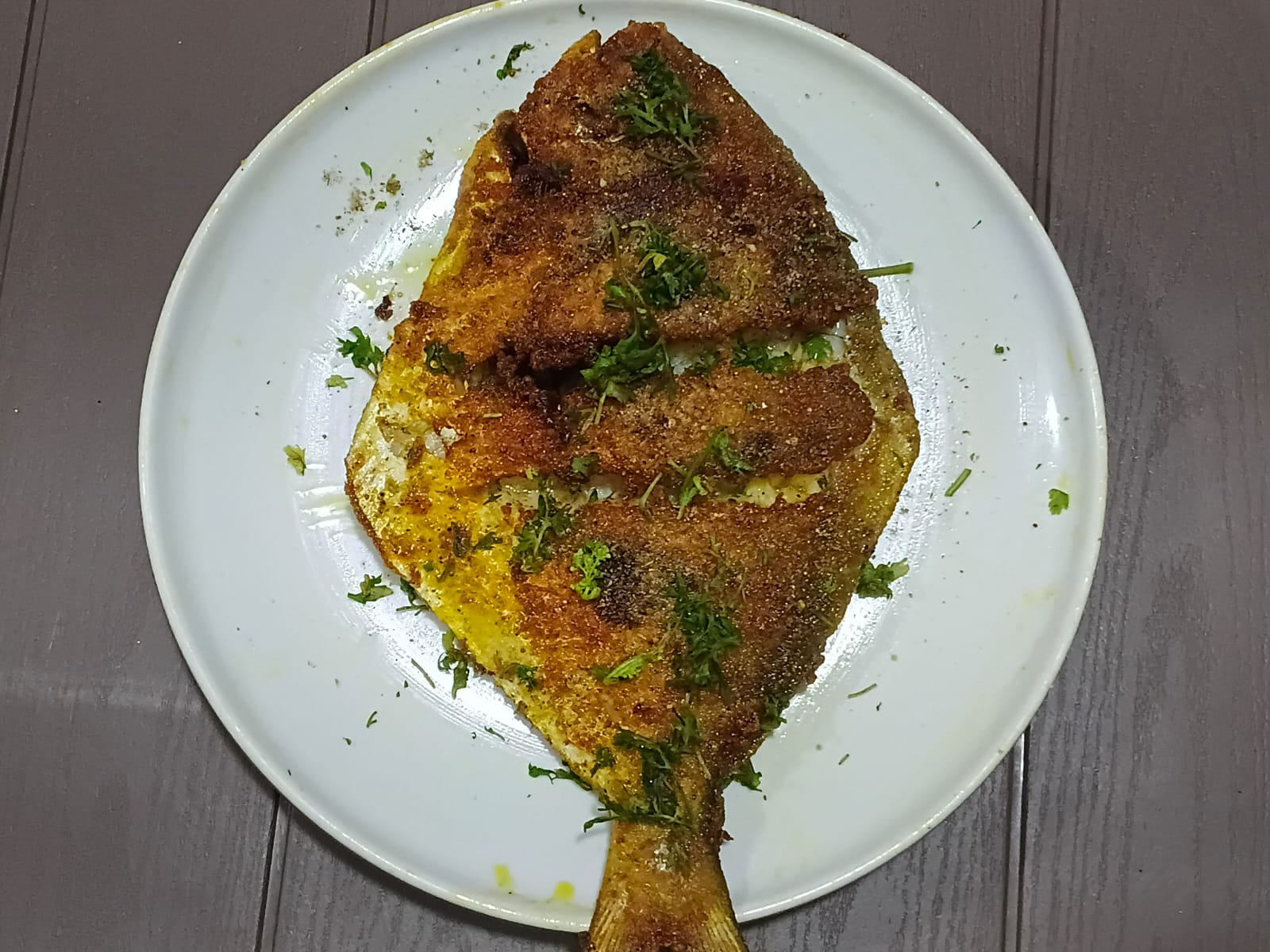 Pomfret Fry dish photo